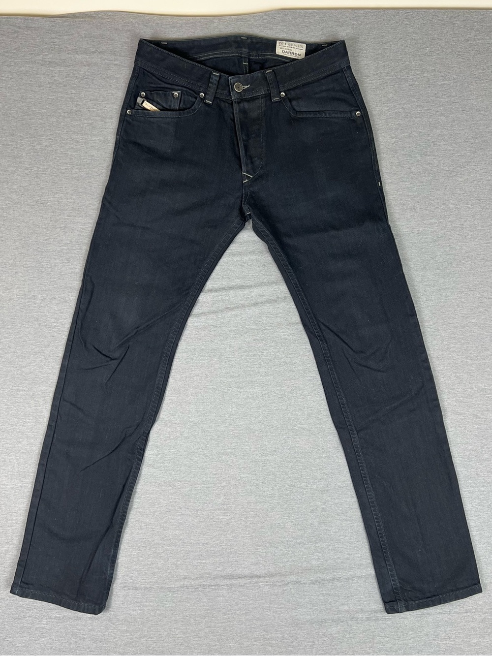 Diesel Darron Men's Dark Black Slim Straight Jeans